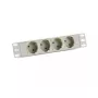 Prolunga di alimentazione EFB Elektronik EK631DE.10GR 2 m 4 prese AC per interni grigio