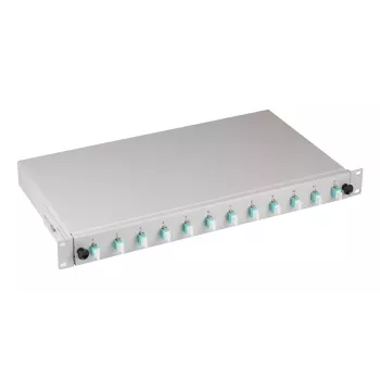 Patch panel EFB Elektronik BA71901L12OM3 1U LC OM3 grigio
