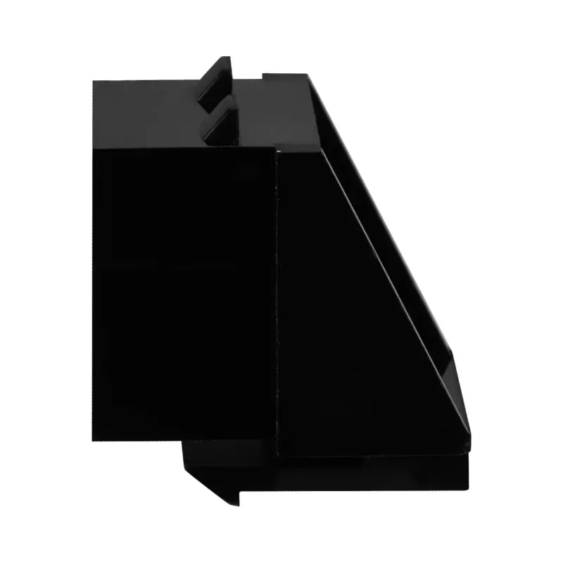 Accessorio per patch panel EFB Elektronik 38018.4-100, poliuretano nero, larghezza 16,5 mm, profondità 18,1 mm