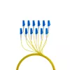 Cavo in fibra ottica EFB Elektronik O8342S10OS2 12x LC OS2 10 m nero blu giallo