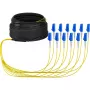 Cavo in fibra ottica EFB Elektronik O8342S10OS2 12x LC OS2 10 m nero blu giallo