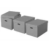 Scatola portadocumenti ESSELTE 628287 rettangolare cartone grigio 355×510×305 mm