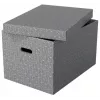 Scatola portadocumenti ESSELTE 628287 rettangolare cartone grigio 355×510×305 mm
