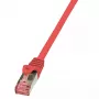 Cavo di rete LogiLink 0,25 m rosso RJ-45 Cat6 S/FTP
