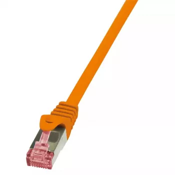 LogiLink 0,5m RJ-45 Cat6 S/FTP arancione cavo di rete