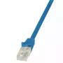 Cavo di rete LogiLink 0,5m RJ45 Cat6 blu