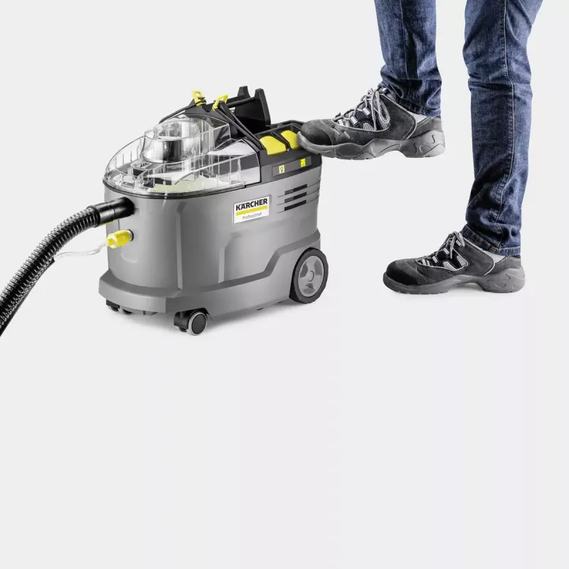 Lavamoquette a passaggio Kärcher 1.101-700.0 nero intenso grigio giallo