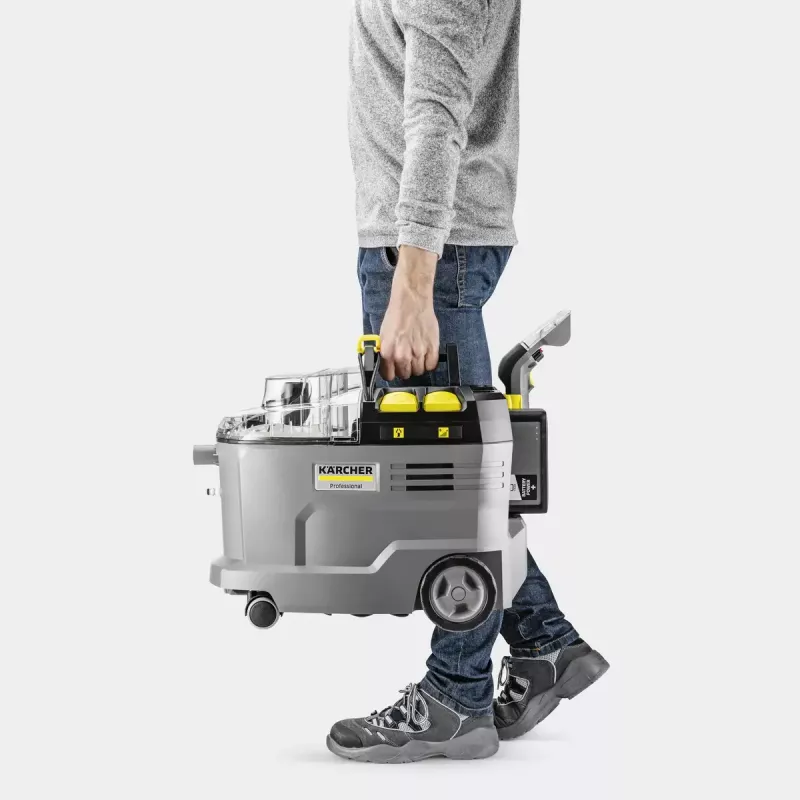 Lavamoquette a passaggio Kärcher 1.101-702.0 nero intenso grigio giallo