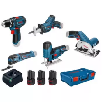 Bosch 0615A0017C set di utensili a batteria 12V in 5 pezzi con XL-Boxx