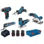 Bosch 0615A0017C set di utensili a batteria 12V in 5 pezzi con XL-Boxx