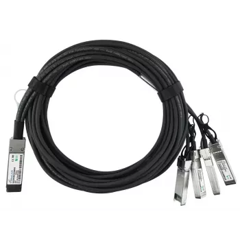 Cavo in fibra ottica InfiniBand BlueOptics 5 m QSFP 4xSFP+ nero