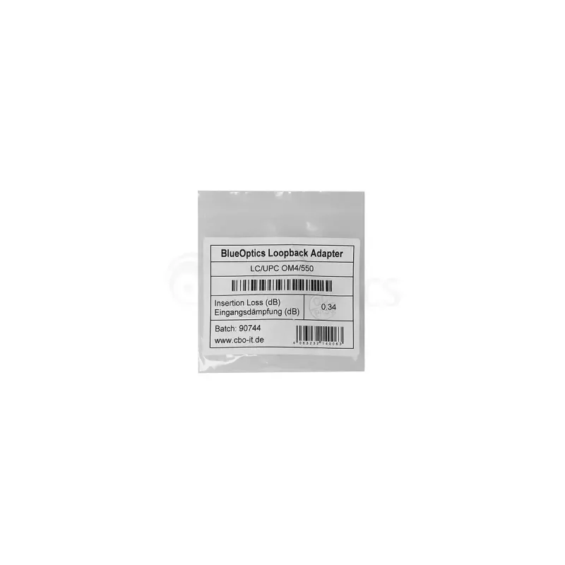 BlueOptics BOLBLCOM4 adattatore fibra ottica LC nero rosa