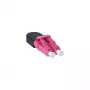 BlueOptics BOLBLCOM4 adattatore fibra ottica LC nero rosa