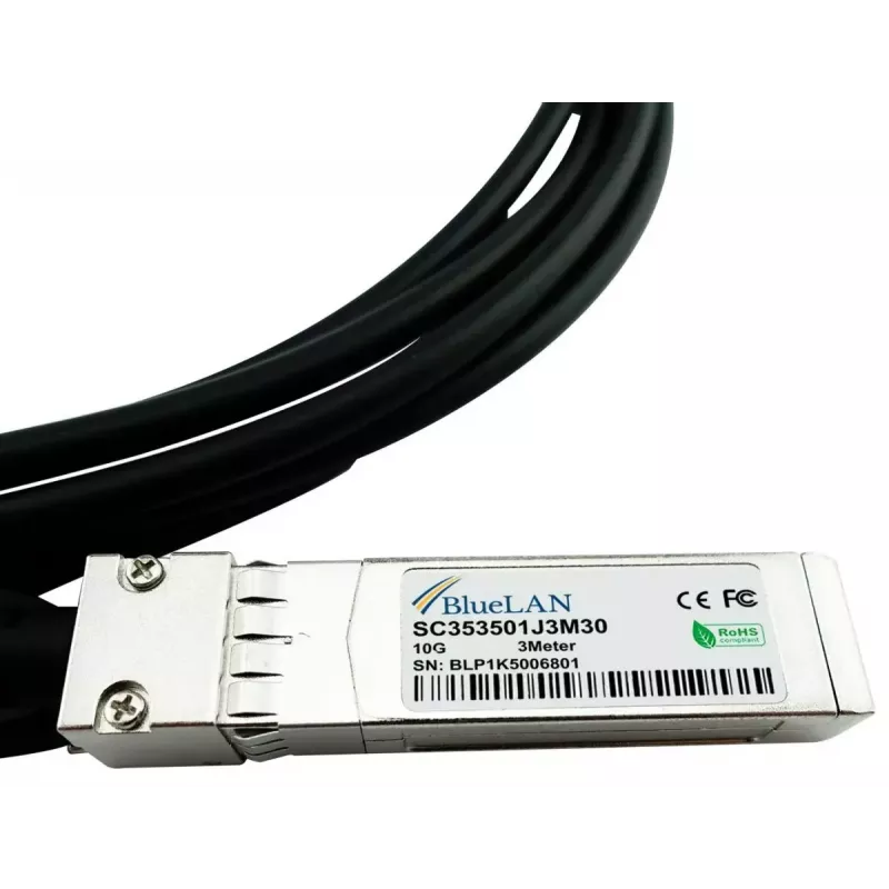 Cavo in fibra ottica InfiniBand BlueOptics UDC-1-BL 1 m SFP+ nero