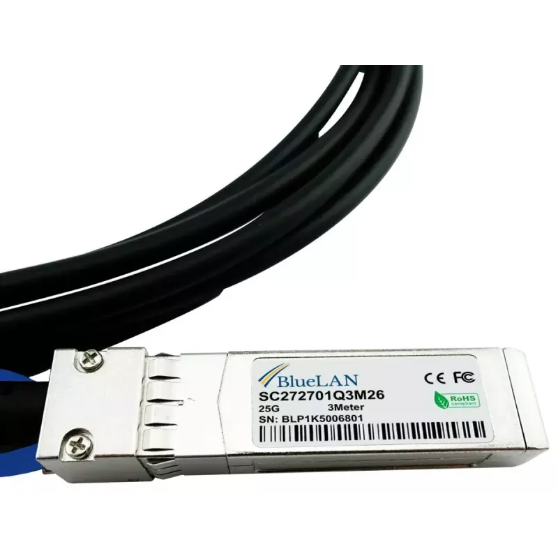 Cavo in fibra ottica InfiniBand BlueOptics X66130-2-BL 2 m SFP28 nero