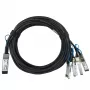 Cavo di rete BlueOptics 100G2X25GPD2M-LEG-BL QSFP 4xSFP28 InfiniBand 2 m nero