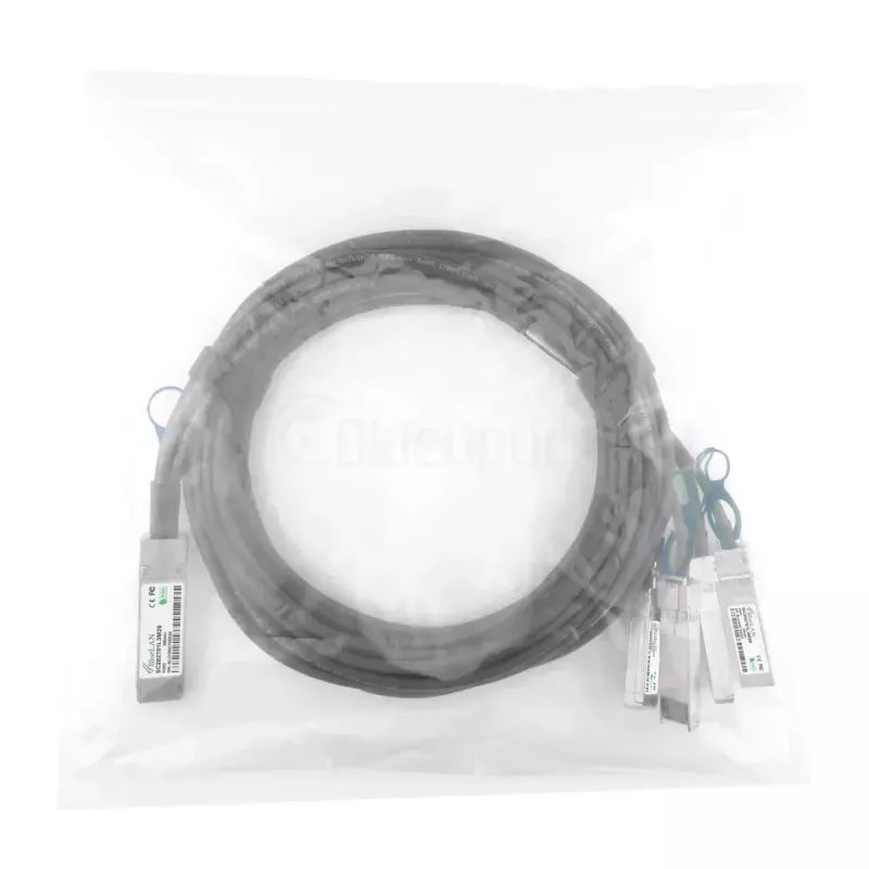 Cavo di rete BlueOptics 4Z57A85043-BL QSFP28 4x SFP28 InfiniBand 2 m nero