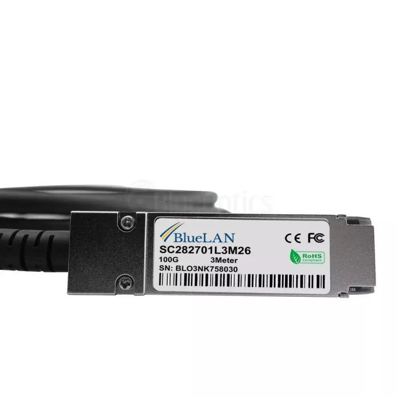 Cavo di rete BlueOptics 4Z57A85043-BL QSFP28 4x SFP28 InfiniBand 2 m nero