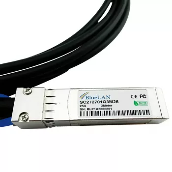 Cavo DAC BlueOptics SFP-25G-CU3M-BL SFP28 25G 3 m nero
