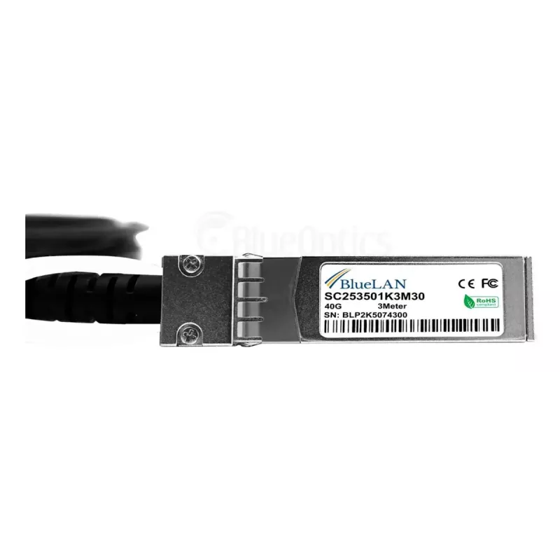 Cavo di rete BlueOptics JG329A-BL QSFP 4xSFP+ InfiniBand 1 m nero