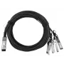 Cavo di rete BlueOptics JG329A-BL QSFP 4xSFP+ InfiniBand 1 m nero