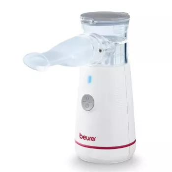 Nebulizzatore portatile Beurer IH47 — dispositivo a ultrasuoni compatto per inalazione, funzionamento silenzioso, a batteria e rete