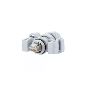 Connettore a filo RJ45 METZ CONNECT 130906-03-E grigio