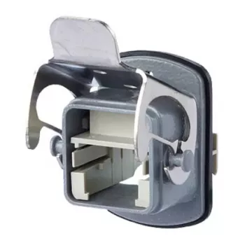 METZ CONNECT BTR E-DAT Industry IP67 V5 custodia metallica a flangia, grigia