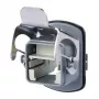 METZ CONNECT BTR E-DAT Industry IP67 V5 Custodia passante in metallo con flangia, grigio