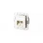 Presa di rete RJ-45 BTR 130C381101-I, Cat6a, bianca