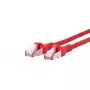 Cavo di rete BTR NETCOM Cat6A 0,5 m rosso