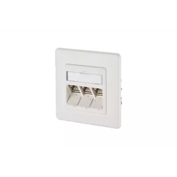 Presa a parete RJ-45 BTR NETCOM 130B12D31002-E bianca