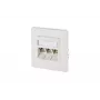 Presa a parete RJ-45 BTR NETCOM 130B12D31002-E bianca