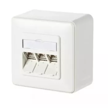 Presa RJ-45 METZ CONNECT 130B11D30002-E bianca