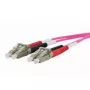 Cavo in fibra ottica METZ CONNECT 151S1JOJO20E 2 m 2x LC rosa