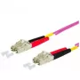 Cavo in fibra ottica METZ CONNECT 151S1JOJO30E 3 m LCD viola