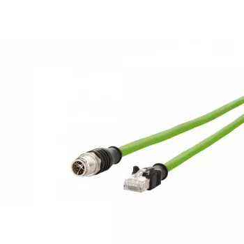 Cavo di rete METZ CONNECT 142M2X15100 Cat6a M12 a RJ-45, 10 m, verde