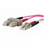 Cavo in fibra ottica METZ CONNECT 151S1EOJO10E 2x SC 2x LC OM4 1 m rosa