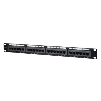 Patch panel MetzConnect 130A08-AP29-E 24 porte RJ-45 Cat5e 1U nero