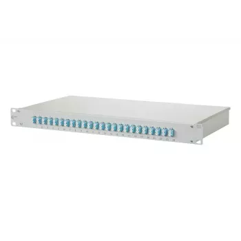 METZ CONNECT 1502557724-E Pannello di permutazione in fibra LC 1U, grigio, montaggio a rack