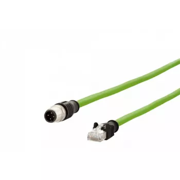 Cavo di rete METZ CONNECT 142M4D15100 RJ-45 M12 Cat5e 10 m verde