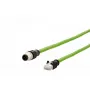 Cavo di rete METZ CONNECT 142M4D15100 RJ-45 M12 Cat5e 10 m verde