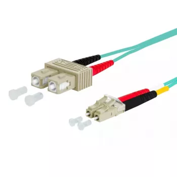 Cavo in fibra ottica METZ CONNECT 151J1EOJOA5E SC LC OM3 15 m aqua
