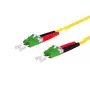 Cavo in fibra ottica METZ CONNECT 151P1JAJA50E LCD LC/APC OS2 5 m giallo