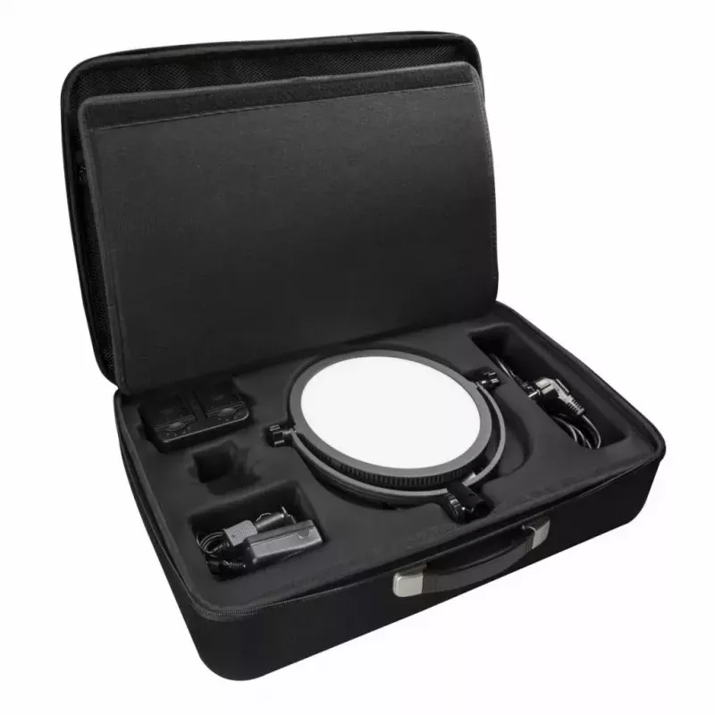 Lampada LED Walimex Pro LED Round 300 60 W con 60 LED nero