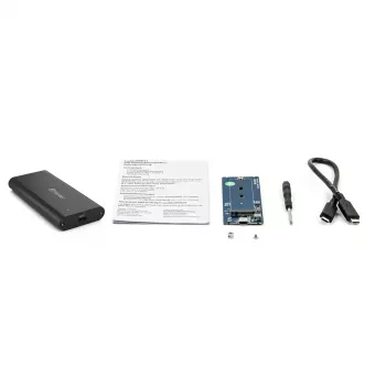 Case per SSD Fantec NVMe31 nero M.2