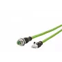 Cavo di rete METZ CONNECT 142M2X25020 2 m Cat6a verde RJ-45 M12