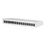 Accessorio per patch panel METZ CONNECT 130861-1602KE montaggio a parete bianco alluminio acciaio zinco