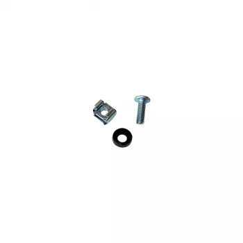 Dado a gabbia BlueOptics BLCNS001 M6 4 pezzi nero acciaio inox