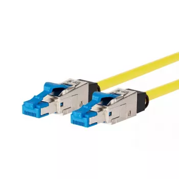 Cavo di rete METZ CONNECT 13084H1077-E 1 m Cat8.1 S/FTP giallo